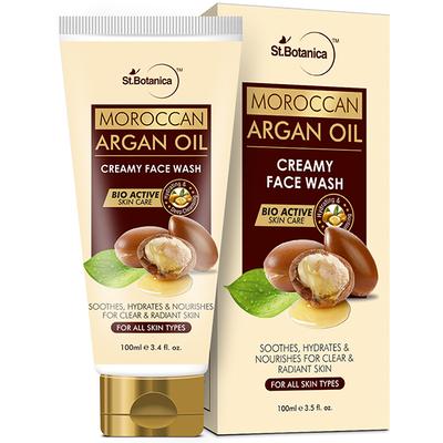 Stbotanica Moroccan Argan Oil Creamy Face Wash 100 ml - Scrubs & Exfoliants