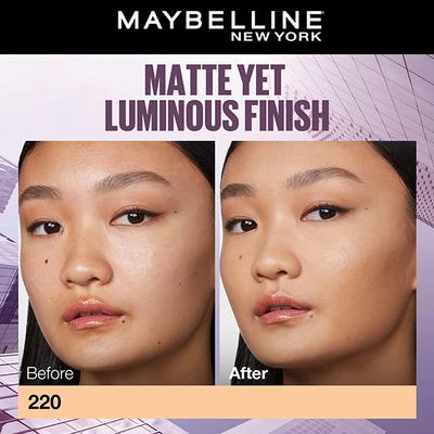 Maybelline New York Super Stay Lumi-Matte Liquid Doundation 30H Longwear Yet Light-As-Air 220 35 ml - Foundation
