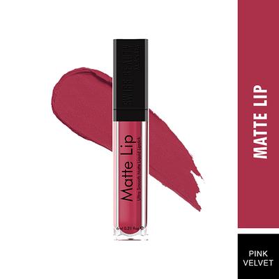 Swiss Beauty Ultra Smooth Matte Liquid Lipstick - (Pink Velvet) 6 ml - Liquid Lipsticks