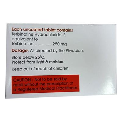 TERBICIP 250 Tablet 15's - Fungal Infections-Anf