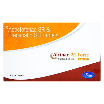 Alcinac PG Forte Tablet 10'S - Neuropathic Pain-Dru