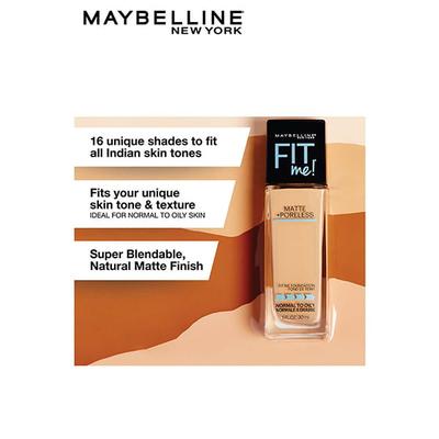 Maybelline New York Fit Me Matte+Poreless 16h Oil Control SPF 22 Foundation 310 30Ml - Foundation