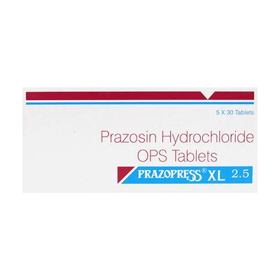 Prazopress XL 2.5mg Tablet 30'S - Hypertension-Per
