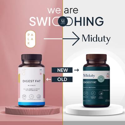 Miduty Digest Fat Capsule 60's - Digestive Health