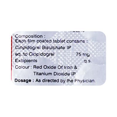 CLOPINOL 75 Tablet 10's - Blood Clot-Ant