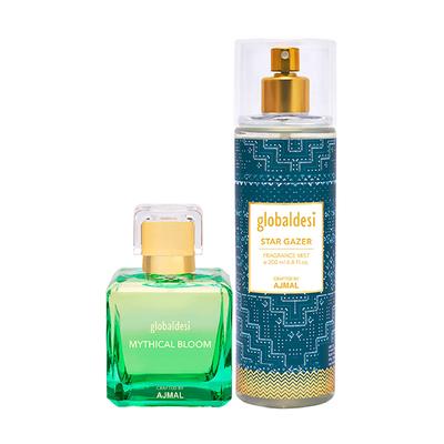 Global Desi MythiB EDP & StarG Mist Pack of 2 300 ml - Body Mist/Spray