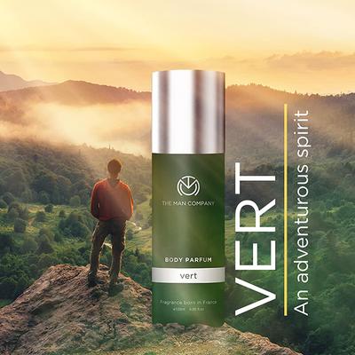 The Man Company Non-Gas Body Perfume For Men - Vert 120 ml - Men Perfumes (Edt/Edp)