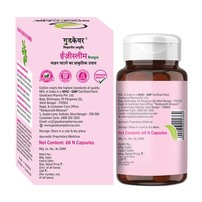 Goodcare Ezi Slim Capsule 60's - Speciality Medicines