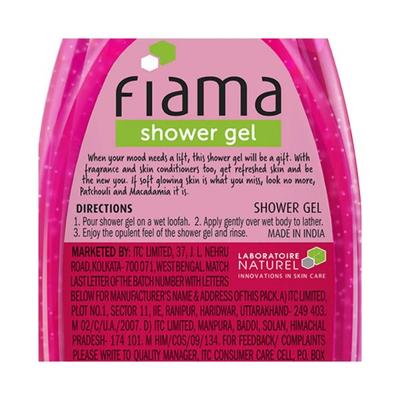 Fiama Shower Gel Patchouli & Macadamia, Body Wash With Skin Conditioners 500 ml - Shower Gels & Body Wash