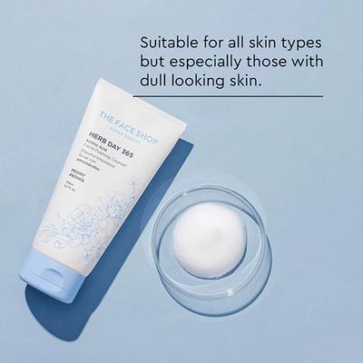 The Face Shop Herb Day 365 Amino Acid Facial Foaming Cleanser Peony 170 ml - Face Wash & Cleansers