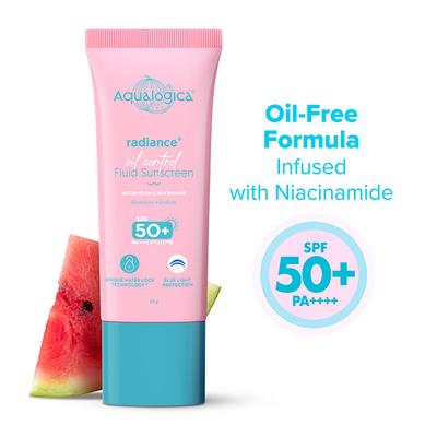 Aqualogica Radiance+ Oil Control Fluid Sunscreen for Oily Skin 50 gm - Body Sunscreen