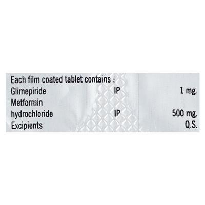 METOSSIL M 1 Tablet 10's - Diabetes-Ant