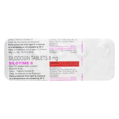 SILOTIME 8 Tablet 10's - Bladder And Prostate Disorders-Dru