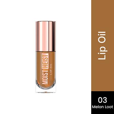 Swiss Beauty Moist Heist Lip Oil , Color-Changing with Vitamin E & Mint Oil- 3 Melon Loot 4.8 gm - Lip Glosses