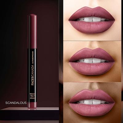 Faces Canada Ultime Pro HD Intense Matte Lips + Primer - Wine Shot 26 1.4gm - Lip Crayons