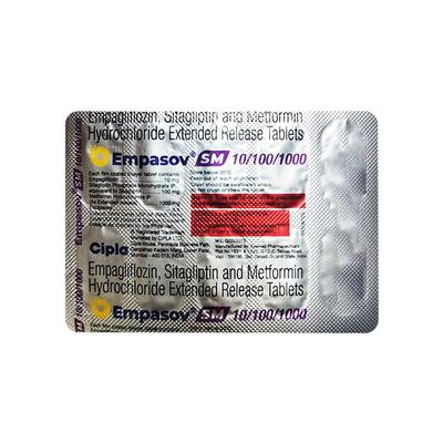 EMPASOV SM 10/100/1000 Tablet 10's - Diabetes-Ant