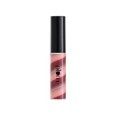 Plum Soft Swirl Lip Gloss, High-Shine Finish, Intense Pigment, 3 Shades In 1, 121 Caramel Crunch 6 ml - Liquid Lipsticks