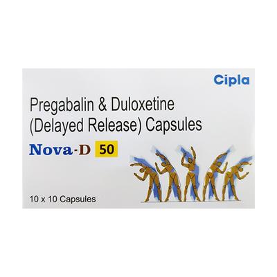 NOVA D 50 Capsule 10's - Neuropathic Pain-Dru