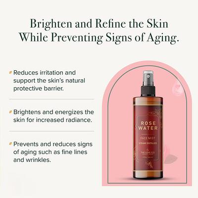 The Love Co. Face Mist - Rose Water 200 ml - Face Mists