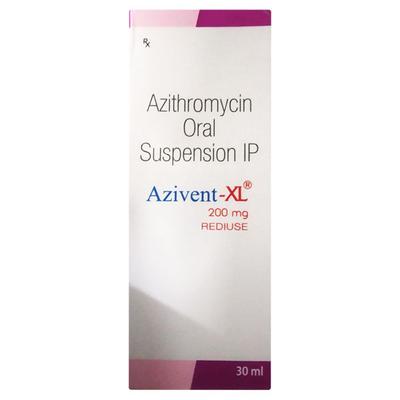 AZIVENT XL 200 MG REDIUSE Oral Suspension 30ml - Bacterial Infections-Mac