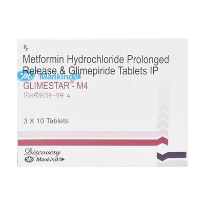 GLIMESTAR M4 Tablet 10's - Diabetes-Ant