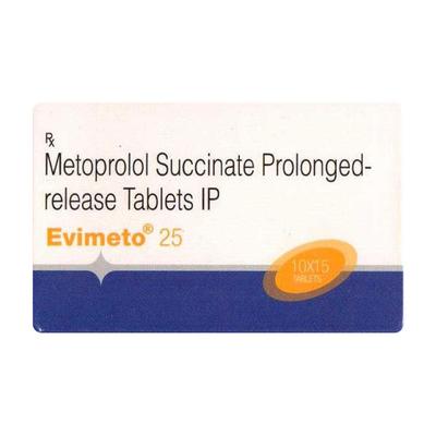 EVIMETO 25 Tablet 15's - Hypertension-Bet