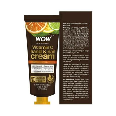 WOW Skin Science Vitamin C Hand & Nail Cream 50 ml - Hand Creams