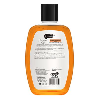 Freeskin Orange Shower Gel 400 ml - Shower Gels & Body Wash