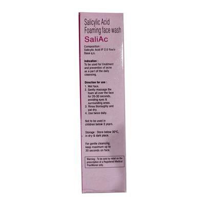 Saliac Face Wash Foam 60ml - Acne-Acn