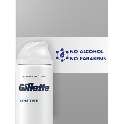 Gillette Sensitive Shavegel, Deep Comfort with Eucalyptus Oil - Shaving Gels