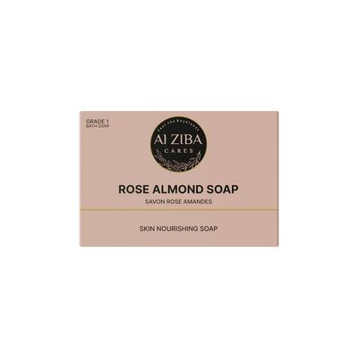 Alziba Cares Soap - Rose Almond 100 g - Soaps