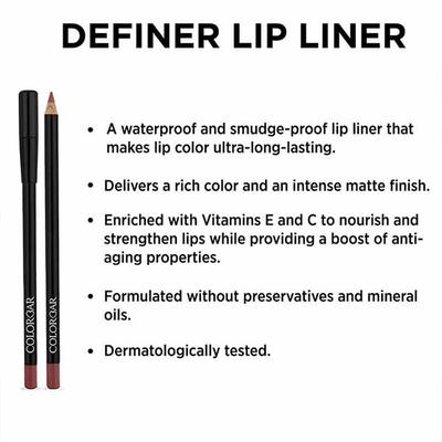 Colorbar Lip Definer Lip Liner Pencil Dlln012 1.45 Gm - Lip Liners