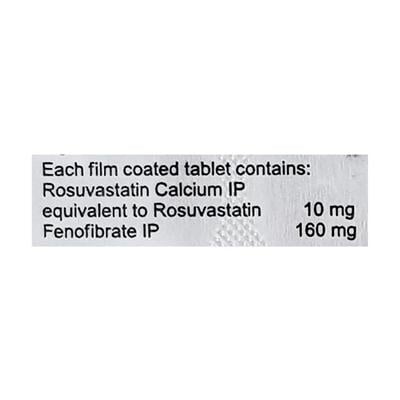 ROSUMAC F 160 Tablet 10's - High Cholesterol-Dys
