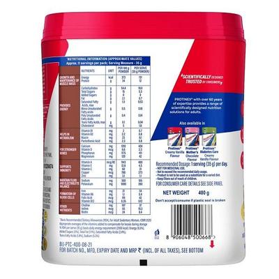 Protinex Powder - Rich Chocolate Flavour (Jar) 400 gm - Protein Drink