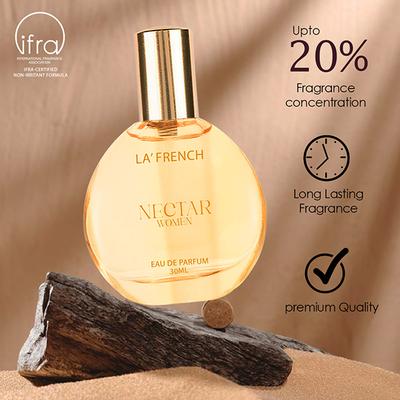 La French Nectar Perfume For Women - Ambery, Floral & Fruity Scent 30 ml - Women Perfumes (Edt/Edp)