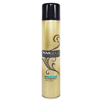 Nova Gold Super Firm Hold Long Lasting Hair Spray 400 ml - Hair Sprays & Mists