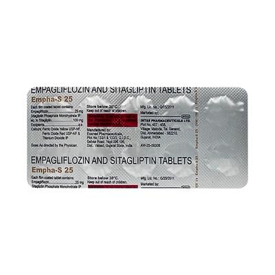EMPHA S 25 Tablet 10's - Diabetes-Ant