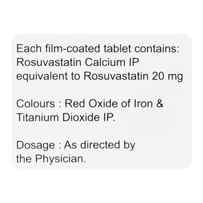 TURBOVAS 20 Tablet 15's - High Cholesterol-Dys