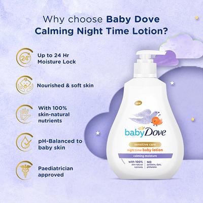 Baby Dove Calming Moisture Night Time Baby Lotion 400 ml - Creams, Lotions & Oils