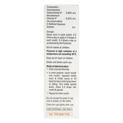 Maxtra O Nasal Spray 10ml - Nasal Congestion-Nas