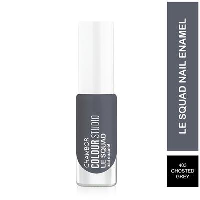 Chambor Colour Studio Le Squad Nail Enamel N 403 Ghosted Grey 6 ml - Nail Polish