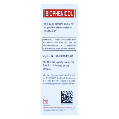 Biophenicol Succinate 1gm Injection 1'S - Bacterial Infections-Chl