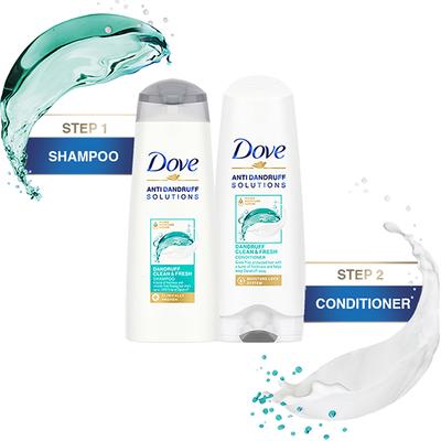 Dove Dandruff Clean & Fresh Shampoo for Dry, Itchy & Flaky Scalp 1000 ml - Shampoos