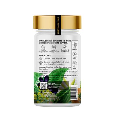 Kapiva Dia Foods Dia Free 2X Tablets 30's - Personal Care (Ayush)