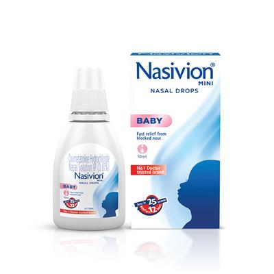 Nasivion Mini Baby Drops 10ml - Nasal Congestion-Nas