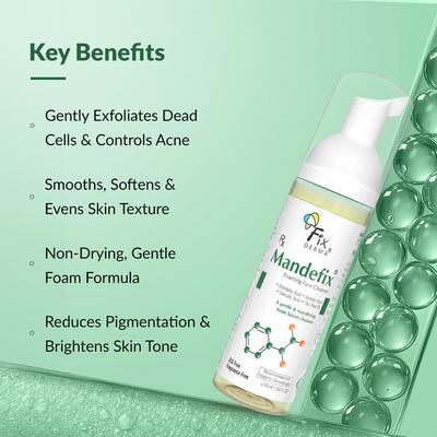 Fixderma Mandefix Foaming Face Cleanser 50 ml - Face Washes