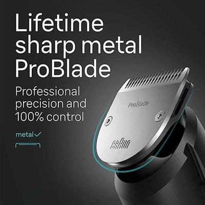 Braun Professional Beard Trimmer 9, BT9420 for Men From Gillette, 180-Min Runtime and Cordless 600 gm - Grooming Kits