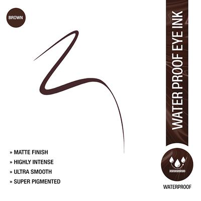 Insight Cosmetics Waterproof Eye Ink - Brown 6.5 gm - Eyeliners
