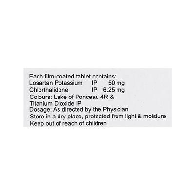 Losanorm CH 50/6.25mg Tablet 10'S - Hypertension-Ang