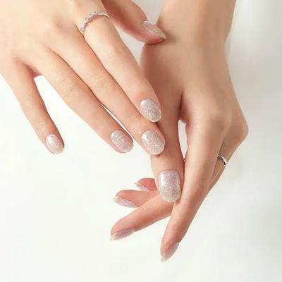 Dashing Diva Glaze Nail Polish - Silver Crystal 1's - Nail Care